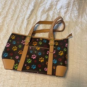 Colorful Paw print Bag